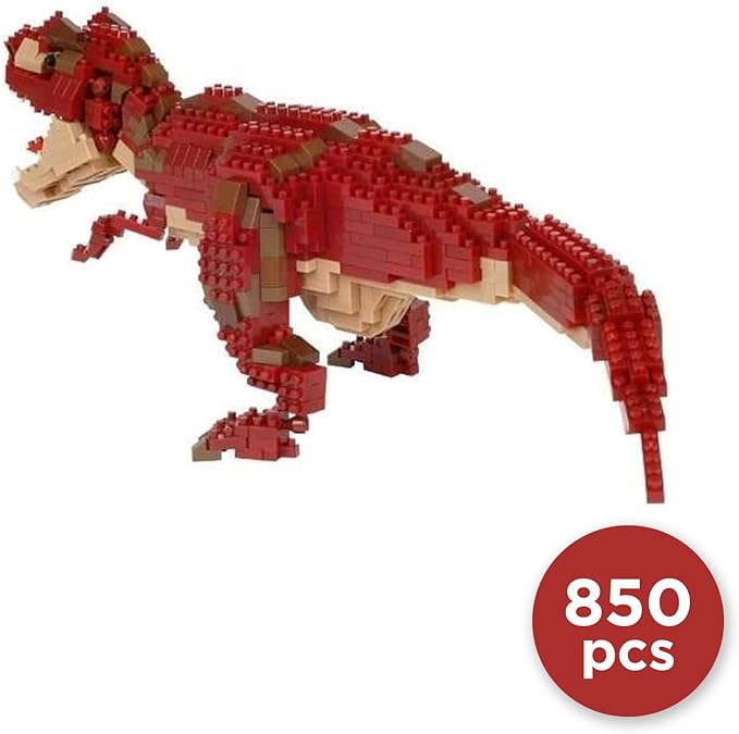 nanoblock - Dinosaurs - Dinosaur Deluxe Edition Tyrannosaurus Rex Advanced Hobby Series Building Kit