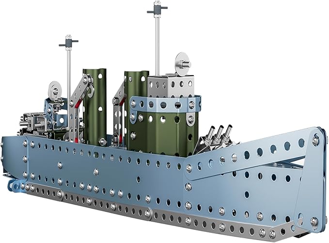 Lucky Doug Stem Building Projects Model Cruiser Ocean Ship Set 504 Pieces Stem Project Building Toys for Kids Ages 8-12 Assembly Science Kit Toys Gifts for Boys Kids Girls 8 9 10 11 12-16 Years Old