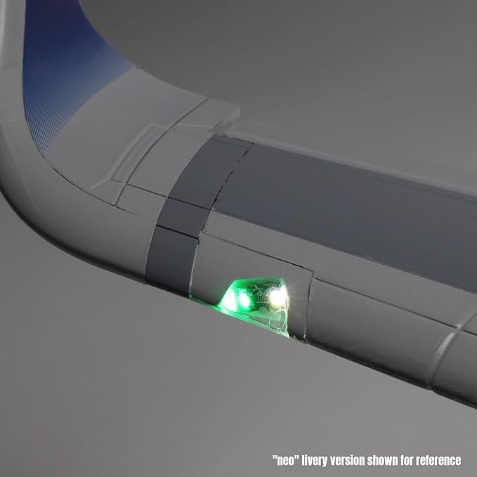 E-flite Airbus A320neo 1.5m Airliner Twin 64mm EDF BNF Basic with AS3X+ and Safe Select White EFL-1495