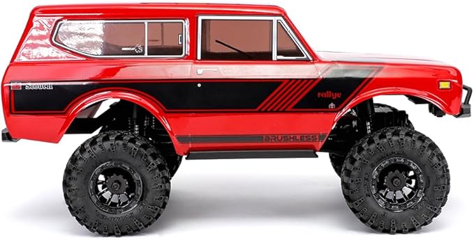 Redcat Racing Ascent-18 Scout II Brushless 1/18 Scale RC Crawler 4WD Remote Control Car Aluminum Chassis Red/Gold Dust