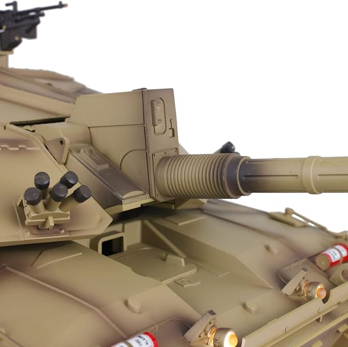 Pro Ver Henglong 1/16 7.0 Challenger Ii Rc Tank 3908 Metal Tracks W/Rubbers BB Airsoft that Shooting BB Bullets