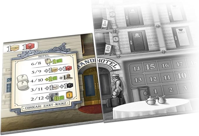Grand Austria Hotel Let's Waltz Board Game Expansion - Dance Your Way to Victory! Action Drafting Strategy Game for Kids &amp Adults Ages 12+ 2-4 Players 90-120 Minute Playtime Made by Lookout Ga