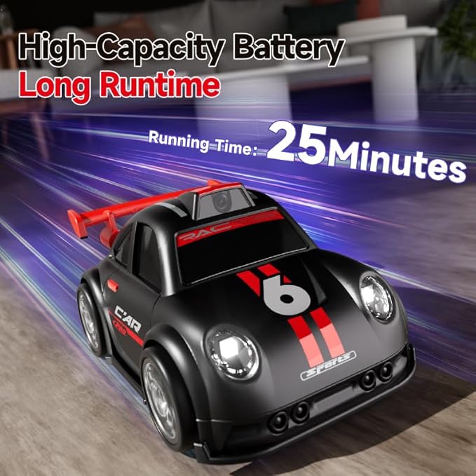 RC Cars with Camera RC Drift Car with Follow Escape One-Click Demo Mode Real-time Video Transmission Allows for Taking Photos Racing Car Toy for Teens and Adults (2 Players Racing)