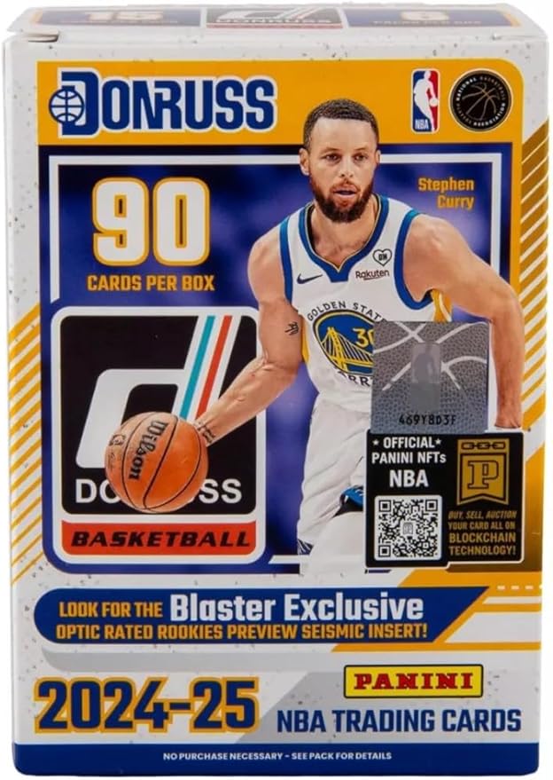 2024-2025 Panini Donruss Basketball Blaster Box | 6 Packs - Look for Blaster Exlusive Optic Rated Rookies Preview Seismic Insert
