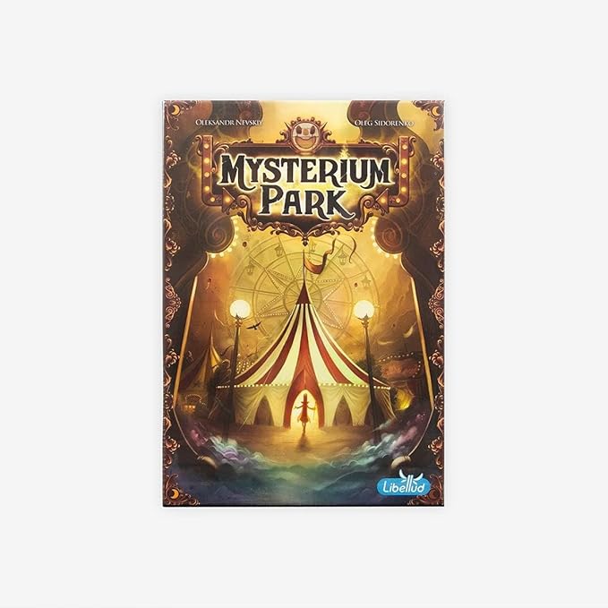 Asmodee Mysterium Park Board Game - Uncover Dark Secrets in a Charming Carnival Setting Cooperative Mystery for Kids &amp Adults Ages 10+ 2-7 Players 28 Minute Playtime