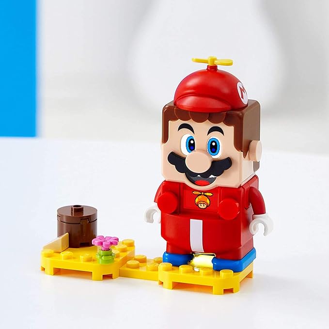 LEGO Super Mario Propeller Mario Power-Up Pack 71371 Awesome Toy for Kids to Power Up The Mario Figure in The Adventures with Mario Starter Course (71360) Playset (13 Pieces)