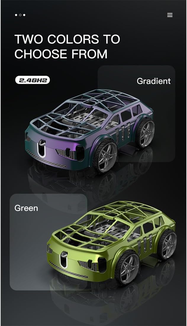 SG900PRO 2-in-1 Air-Ground Dual-Mode Remote Control Flying Car 2.4G RC Drone Car with Colorful LED Lights 2 Batteries Electric Mini RC Racing Cars for Adults Toy Gift -RTR