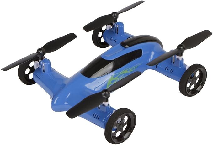 SYMA X9 RC Remote Control 2.4GHz 4-Channel 6-Axis Gyro Quadcopter Drone Car with Battery Blue