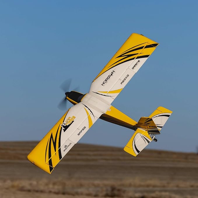 E-flite RC Airplane Super Timber 1.7m BNF Basic Transmitter Battery and Charger Not Included EFL02550