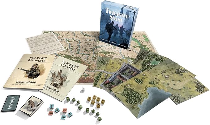 Free League Publishing Twilight: 2000 RPG Core Boxed Set Alternate History Roleplaying Game Adults Teens Ages 16+