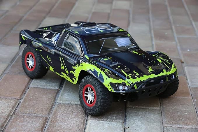SummitLink Compatible Custom Body Muddy Green Over Black Replacement for 1/10 Scale RC Car or Truck (Truck not Included) SS-BG-01