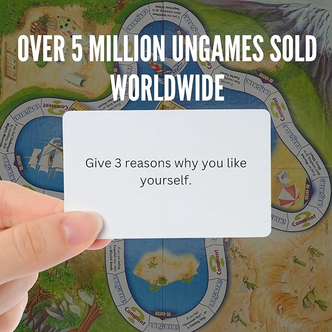 The Ungame - Non-competitive Communication Game – Encourages Emotional Connection Communication and Listening – For Families Couples and Groups – Great for Therapists Teachers and Counselors