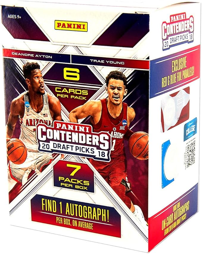 2018/19 Panini Contenders Draft Picks NCAA Blaster Box (Sealed)(7 Packs)