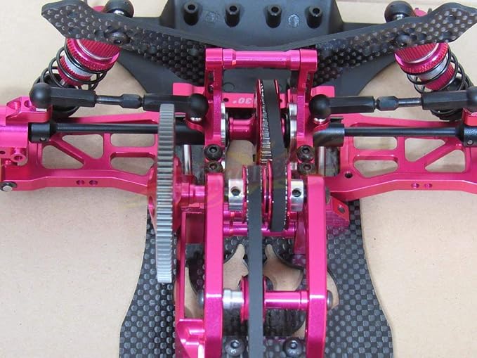 1/10 Alloy &amp Carbon RWD Drift Racing Car Frame Body Kit for Sakura D4