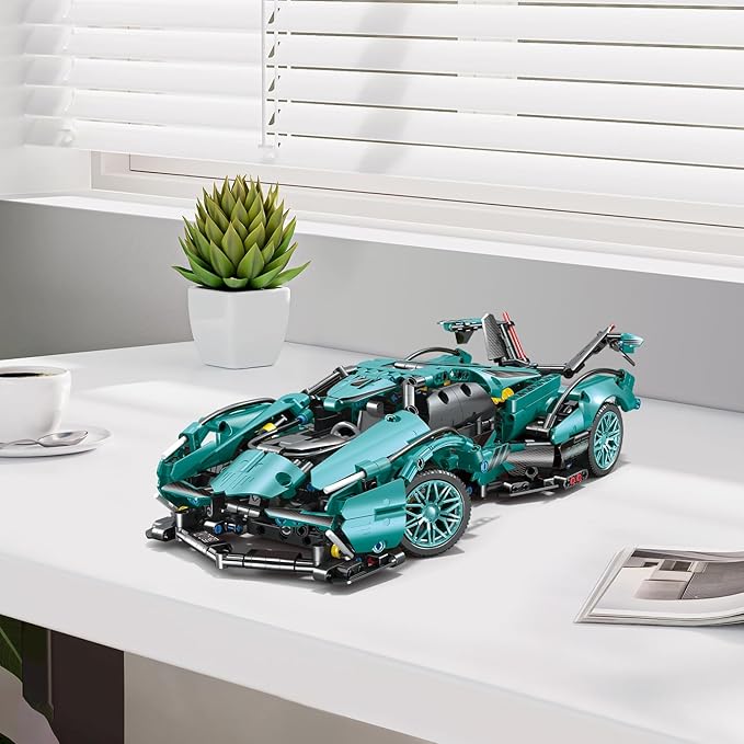 999 Piece Sports Car Building Blocks Toys Boys or Adults Kits 1:14 Race Car Model Building Set Adult Collectible Model Cars Set to Build STEM Super Cars Sets for Boys Girls Age 6-12 8-14