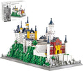 Neuschwanstein Castle Architecture Building Set 1969 Pcs Large German Bavaria Landmark Model Kit for Adults Collectible World Famous Building Construction Project DIY Home Decor Display Gift