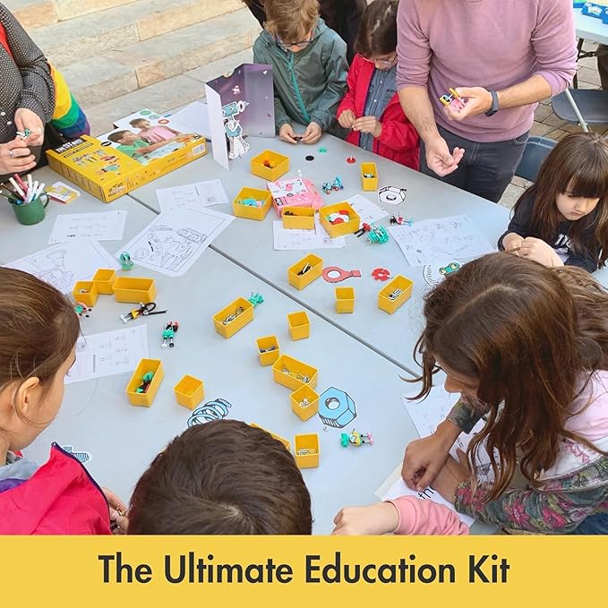 The Off Bits Educational STEM Toys for 6+: Robot Toy Building Sets 3-in-1 Engineering Kit for Boys and Girls Build Your Own STEM Building Toys with Endless Possibilities (Educational Kit)