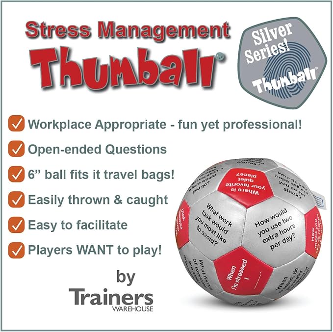 Trainers Warehouse 6 Thumball Collection 32 Prompts for Conversation Team Building Relationship and Training