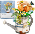 Mini Building Blocks Watering Pot Bonsai Plant Model SetCreative DIY Simulation Particle Flower Succulent Botanical Collection Construction Building Bricks ToyHome Decor