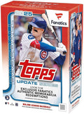 2025 Topps Update Series Trading Card Retail Display Box – 20 Packs 14 Cards per Pack – Look for Autograph &amp Relic Cards Retail Exclusive Holo Foil Parallels