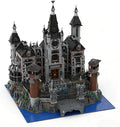 Haunted Asylum Madhouse Building Blocks - MOC Horror Castle Modular Medieval Castle Architecture Set Home Office Decor and Creative Gift for Adults in Halloween(6755pcs)