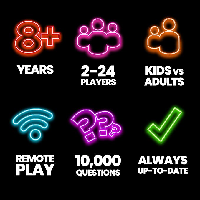 Outsmarted Ultimate Edition - 10 Exciting Bonus Categories | Kids Teens &amp Adults | Next-Level Game Night for Family &amp Friends | 2–24 Players | Age 8+ | 10000+ Questions | 2026 Edition