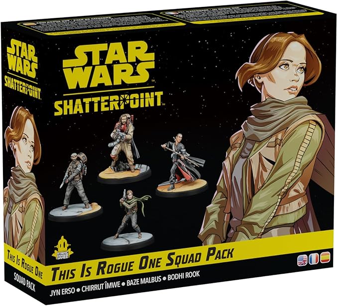 Asmodee Star Wars Shatterpoint This is Rogue One Squad Pack - Tabletop Miniatures Strategy Game for Kids &amp Adults Ages 14+ 2 Players 90 Min Playtime