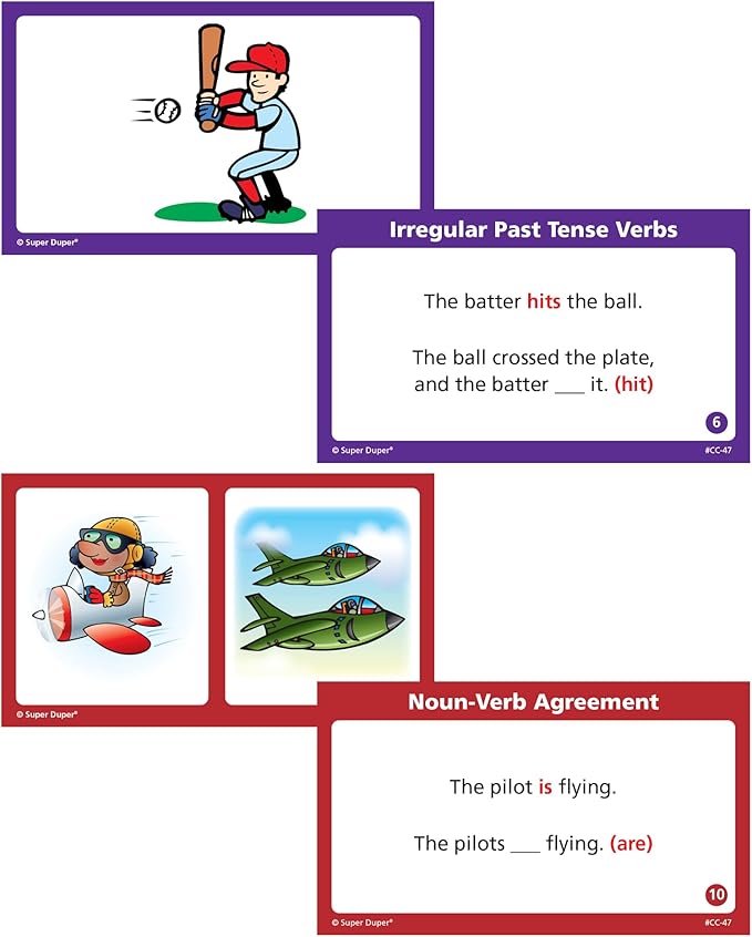 Super Duper Publications | Grammar Chipper Chat® Magnetic Game | Educational Learning Resource for Children