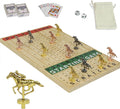 HOROW Metal Horse Racing Board Game Card Board Game Finish Line Luxury Edition Solid Wood Race Game Board 11 Batches of Metal Model Horses 2 Sets of Dice and 2 Boxes of Cards…