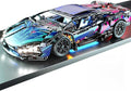 Sport Car Building Block Sets for AdultsTechnical Race Car with LED Lights Collectible 1:14 MOC Model Engineering Toys Gifts for Boys Boyfriends Men Teens Age 8+ 8-12 8-1412 13 14