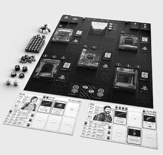 The Last of Us: Escape The Dark Board Game - Fantasy Horror Adventure Cooperative Gameplay Strategy Game for Adults Ages 14+ 1-5 Players 60-90 Min Playtime Made by Themeborne