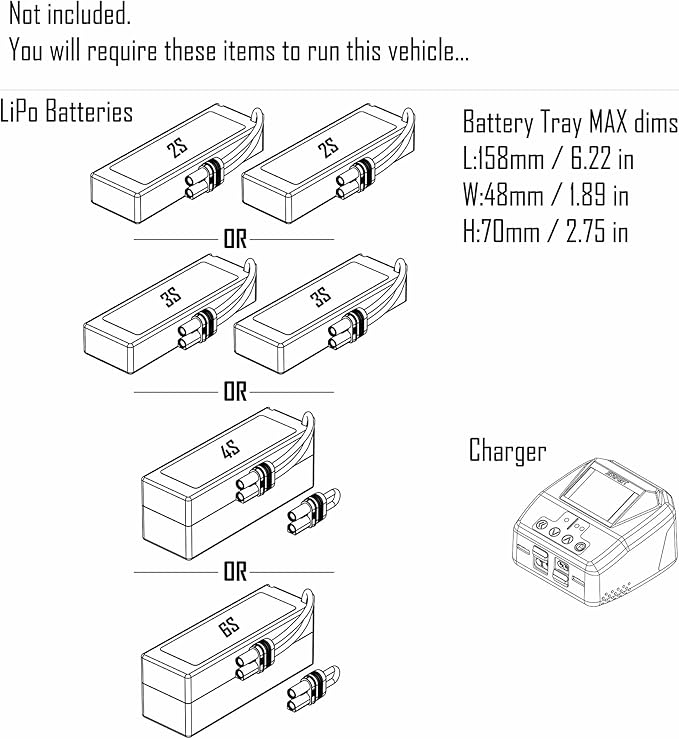 ARRMA RC Truck Big Rock 6S 4WD BLX 1/7 Monster Truck RTR (Battery and Charger Not Included) White ARA7612T3