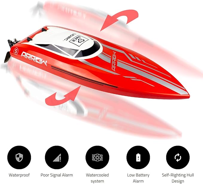 Cheerwing 25 RC Brushless 30 MPH High Speed Boat Large Racing Remote Control Boat for Adults