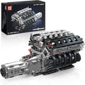 Mould King LR V10 Engine Model Kit for Adults 1834 Pcs Engine Kits That Runs DIY Mechanical Building Set for 14+ 10250 STEM Educational Toy Car Motor