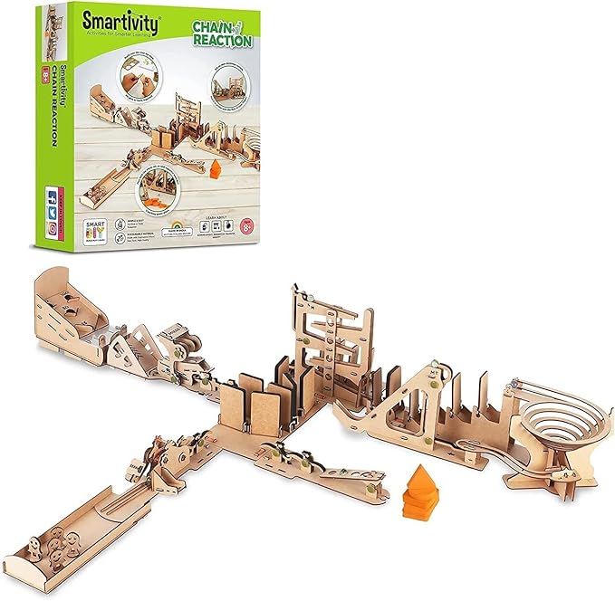 Smartivity Chain Reaction Engineering STEM Learning Toy Construction Kit for Kids Ages 8 and Up
