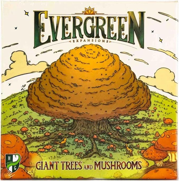 Horrible Guild Evergreen Giant Trees and Mushrooms Expansion Two Modular Expansions for Evergreen 1 to 4 Players Ages 8+