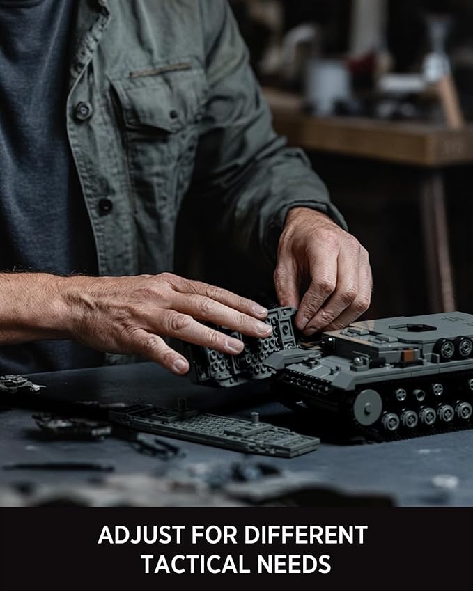 Nifeliz Panzer IV G Military Tank Building Set for Adults WW2 Collectible German Pz.Kpfw. IV G Army Model Toy to Build and Display Ideal Gift for Military Fans (1006PCS NF10312)