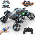 GIAT 8 Wheels Gesture Sensing RC Stunt Car Toy - Birthday Gifts Ideas for Boys Ages 5-7 6-12 8 9 10 11 Years Old Remote Control Off-Road Vehicle with 360-Degree Flips Lights &amp Music