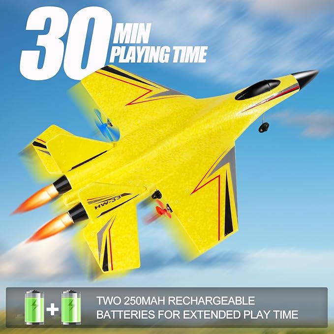 Foam rc Airplanes for Ages Over 14 Years Old and AdultsRemote Control Fighter JetHobby Plane Toys Gifts for Teen