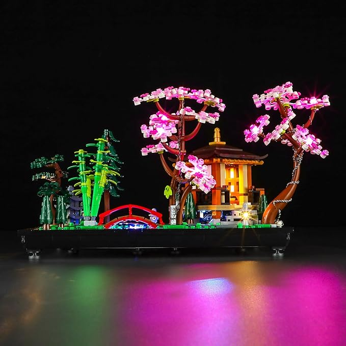 BRIKSMAX LED Lighting kit for Lego Tranquil Garden?Upgraded Version?- Compatible with Lego Icons 10315 Building Blocks Model- Not Include Lego Set