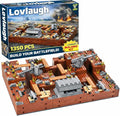 WW2 Military Trench Fortress Building Set（1350 pcs）Military Bunker Model Kit with Medical Room Armory Anti-Aircraft Gun&ampGround Fortress for Adults&ampKids STEM Creative Play Combat Display Co