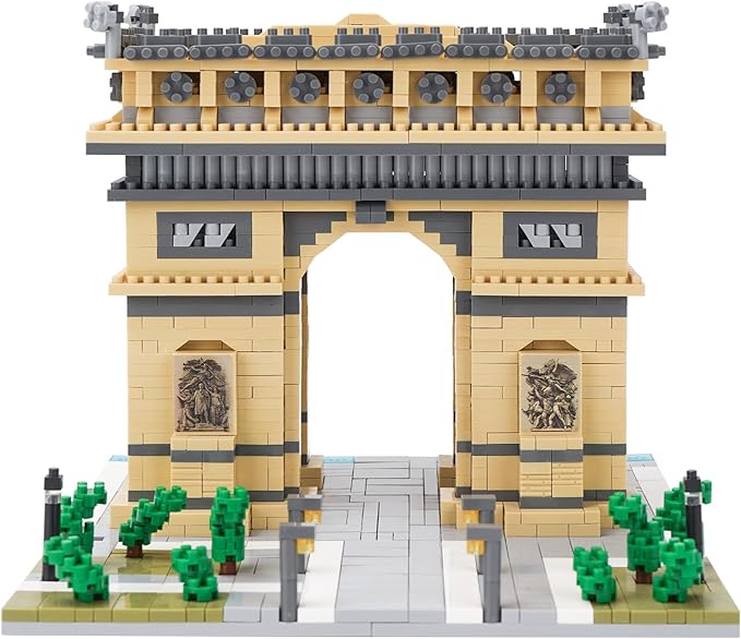 Building Blocks Set Arc De Triomphe Model Micro Building Blocks 2020 PCS Famous Architecture Building Kit Gifts for Kids and Adult