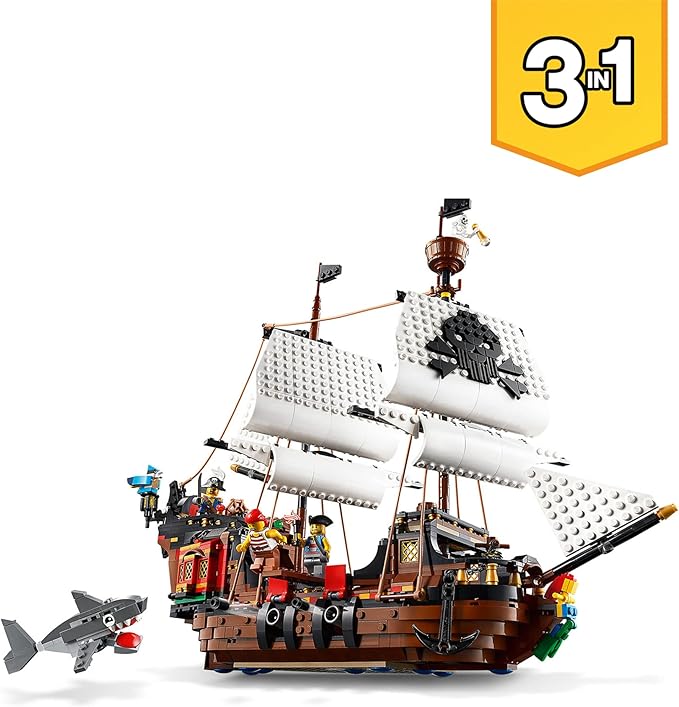 Lego® Creator 3in1 Pirate Ship 31109 Building PlaysetPirates and Model Ships