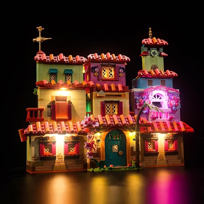 Upgraded Led Light Kit for Lego The Magical Madrigal House Building Set Compatible with Lego 43245 (Model Not Included)