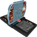 Talking Sea Battle (French English Spanish Portuguese) Electronic Board Game 1 or 2 Players Interactive Light and Sound Effects Strategy batteriy Operated Grey/Black GT2800i1