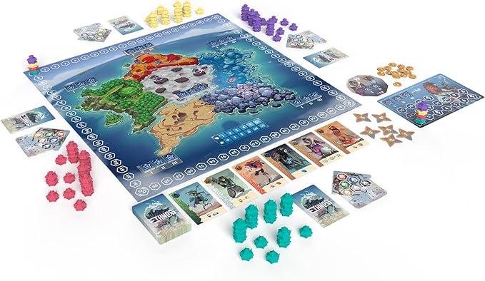 Ethnos Board Game (2nd Edition) - Command Powerful Clans! Area Control Strategy Game for Kids &amp Adults Includes Solo Mode Ages 14+ 1-6 Players 45 Minute Playtime Made by CMON