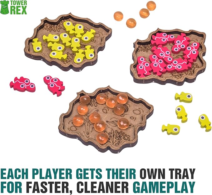 Towerrex Organizer for Finspan Board Game Insert for Finspan Board Game