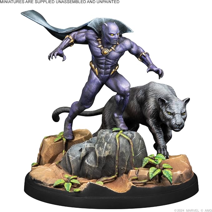Atomic Mass Games Marvel: Crisis Protocol Black Panther Chosen of Bast &amp Namor The Sub-Mariner Character Pack - Tabletop Superhero Game Ages 14+ 2 Players 90 Min Playtime Atomic Mass Games