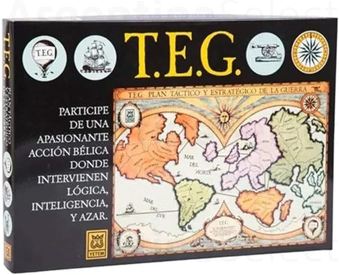 TEG Plan Táctico Y Estratégico De La Guerra Juego De Mesa Classic