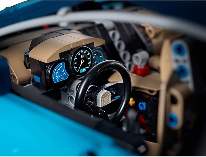 LEGO Technic Bugatti Chiron 42083 Race Car Building Kit and Engineering Toy Adult Collectible Sports Car with Scale Model Engine (3599 Pieces)